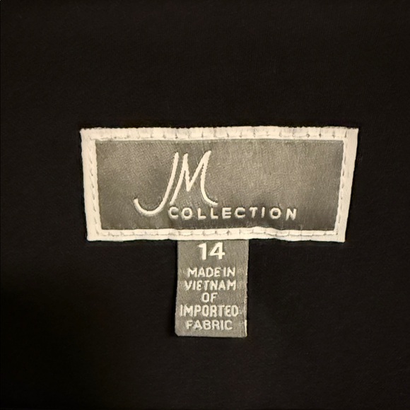 JM Collection Black Utility Jacket - Picture 2 of 5